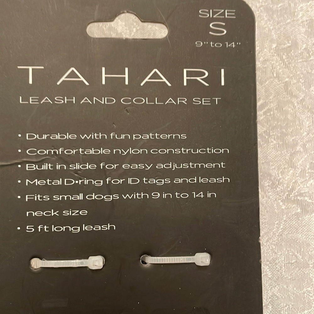 Southwest style adorable leash and collar set. Size small - Picture 3 of 7